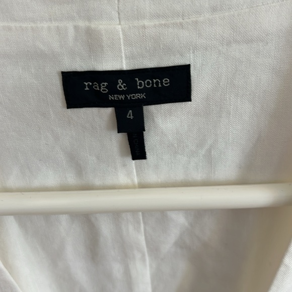 Rag & Bone linen Erin vest Size 4 - Picture 3 of 5